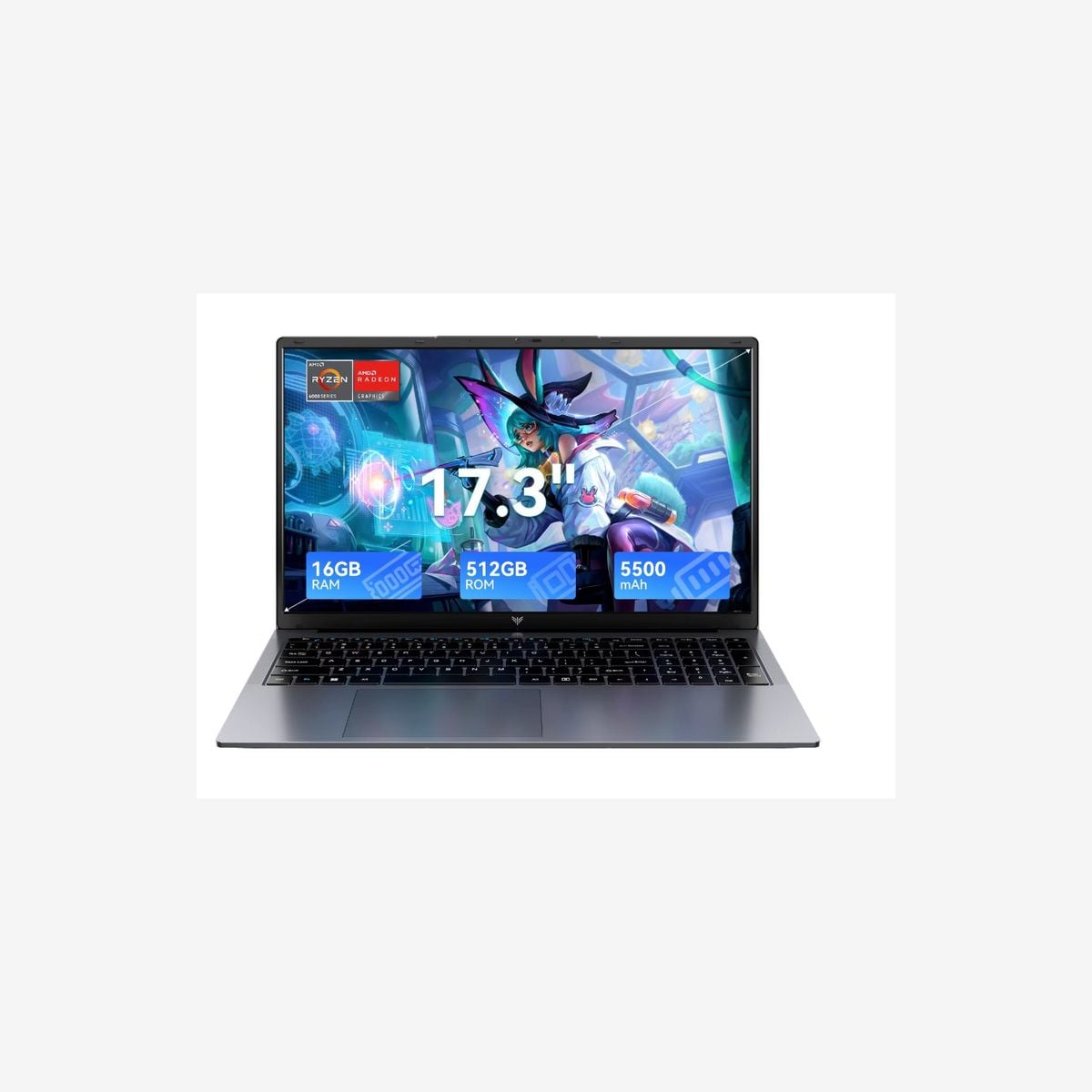 ACEMAGIC AX17 Pro : Ordinateur portable Ryzen 3, 17,3 pouces, 16 Go RAM, 512 Go SSD