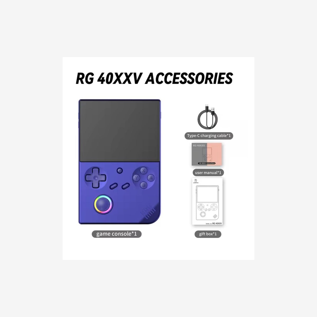 Console de jeu vidéo portable Anbernic RG40XX V
