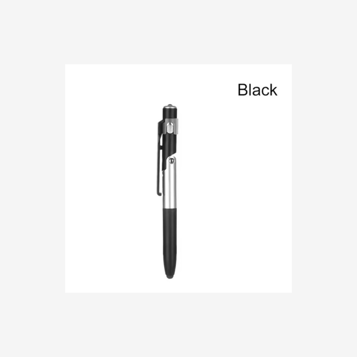 Stylo multifonction 4 en 1 avec lumière LED et support pour téléphone
